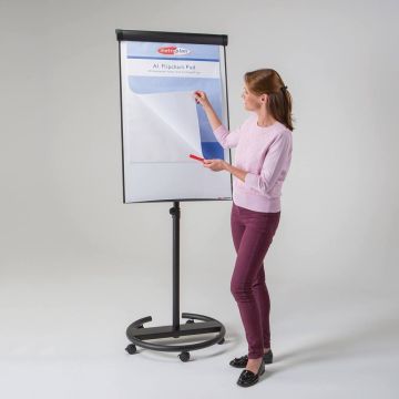 Ultimate Mobile Flipchart Easel - Black
