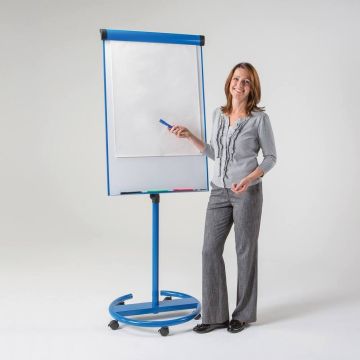 Ultimate Mobile Flipchart Easel - Blue