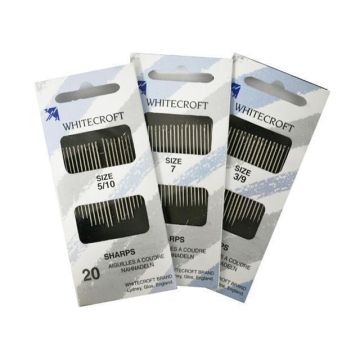 Sharps Needles - Size 7 10 Wallets x 16 Needles - Pack of 200
