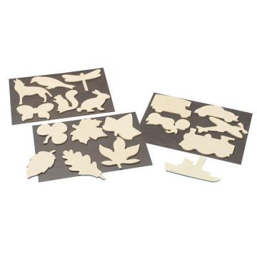Wooden Drawing Templates Transport - Pack of 6
