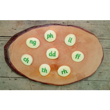 Welsh Alphabet Stones - Pack of 8