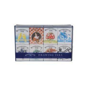 Winsor & Newton 14ml Drawing Ink Pack - Pack of 8