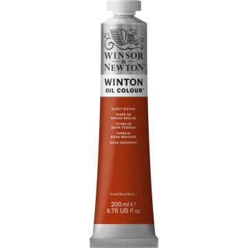 Winton Oil Colour 200ml - Burnt Sienna