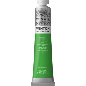 Winton Oil Colour 200ml - Permanent Light Green