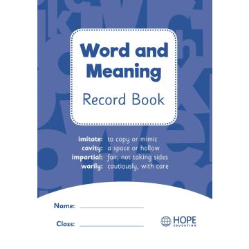 Word and Meaning Record Book