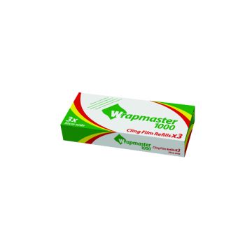 Wrapmaster 1000 Film Refill 300mm x 100m - Pack of 3