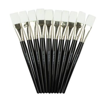 Synthetic Sable Flat 1in - Pack of 10