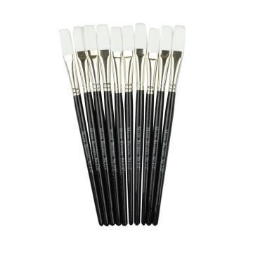 Synthetic Sable Flat 1/2in - Pack of 10