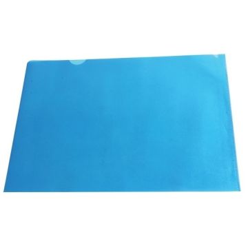 Cut Flush Folders - Blue - Pack of 100