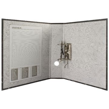 Economy Lever Arch Files A4 - Cloud Grey - Pack of 10