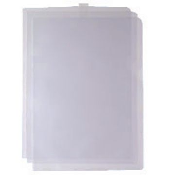 Economy Clear Cut Flush Folders - Pack of 100