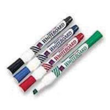 Drywipe Whiteboard Markers Chisel Tip - Assorted - Pack of 4