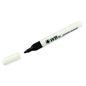 Drywipe Whiteboard Markers Bullet Tip - Assorted - Pack of 4