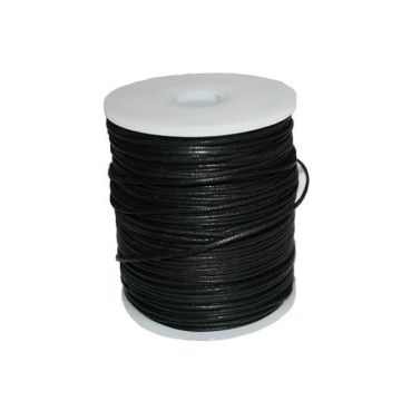 Waxed Cotton Cord 1mm x 100m