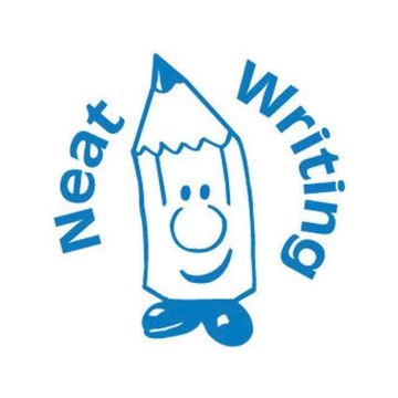 Xclamation Stamper - 'Neat Writing' R Blue