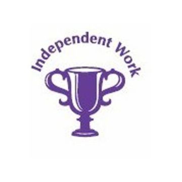 Xclamation Stamper - 'Independent Work' Purple