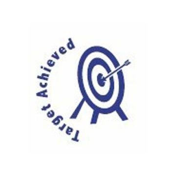 Xclamation Stamper - 'Target Achieved' Blue
