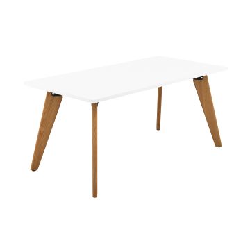 Plateau Rectangular Table - White - 2200mm
