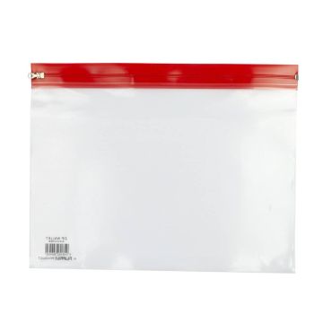 Zip Wallets A4 - Red - Pack of 25
