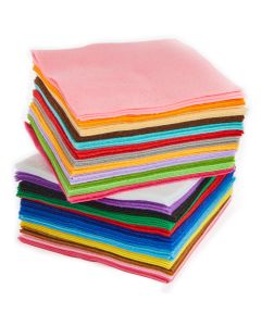150mm Squares Assorted - Pack of 100