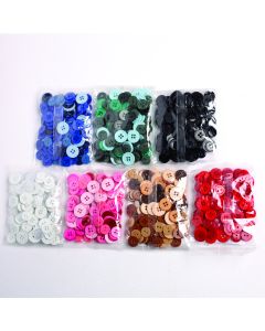 Colour Themed Button Bags 