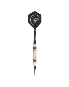 Unicorn Soft Tip Dart Set - Black - 17g - Pack of 3