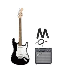 Squier by Fender SS Strat Electric Guitar Pack - Black