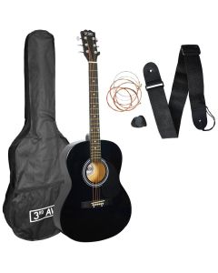 3rd Avenue Acoustic Guitar Pack - Black