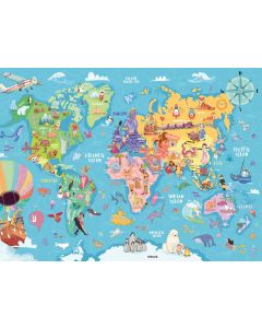 Map of the World XXL 100 Pieces