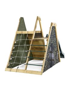 Plum Wooden Climbing Pyramid