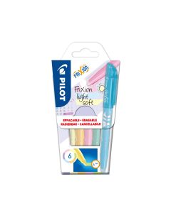 Pilot Frixion Light Wallet Pastel - Pack of 6