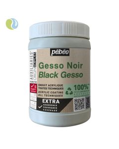 Black Gesso Studio Green 225ml
