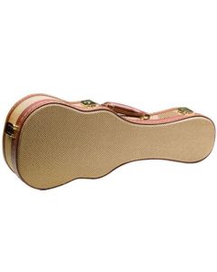 Stagg Soprano Ukulele Deluxe Case - Gold Tweed