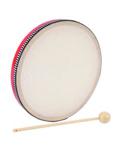 Hand Drum - 20cm Red - Pack of 10