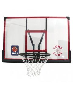 Sure Shot Wall Mount Acrylic Backboard and Ring