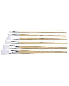 Student Flat Synthetic Long Handled Brushes