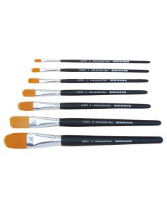 Specialist Crafts Artist Filbert Short Handled Synthetic Brushes