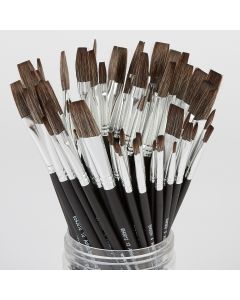 Artist Flat Pony Brush Bulk Pack
