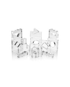 TickiT Crystal Block Sets - Clear