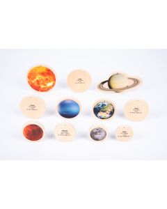 Wooden Solar System Discs