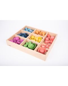 TickiT Wooden Sorting Tray - 7 Way