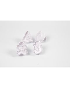 Festive Cutters - Pack of 4