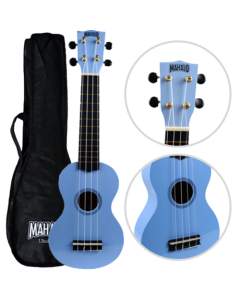 Mahalo 2511 Rainbow Soprano Ukulele - Light Blue