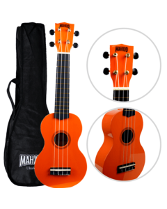 Mahalo 2511 Rainbow Soprano Ukulele - Orange