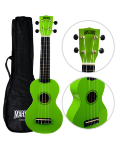 Mahalo 2511 Rainbow Soprano Ukulele - Green
