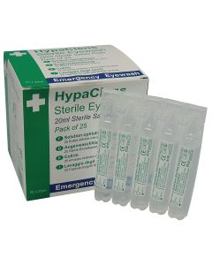 Sterile Eyewash Pods - Pack of 25