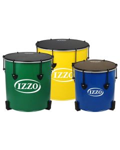 Izzo Set of 3 Surdos - Multicoloured (16 14 and 12 in)
