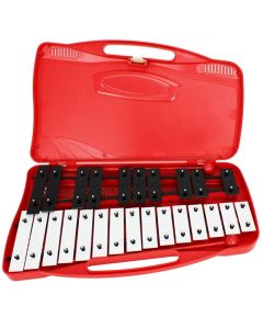 A-Star 25 Note Chromatic Glockenspiel - Red