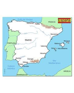 Map of Spain