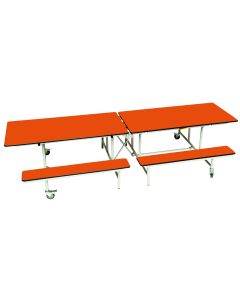 Mobile Folding Bench Unit 8-11Yrs Orange